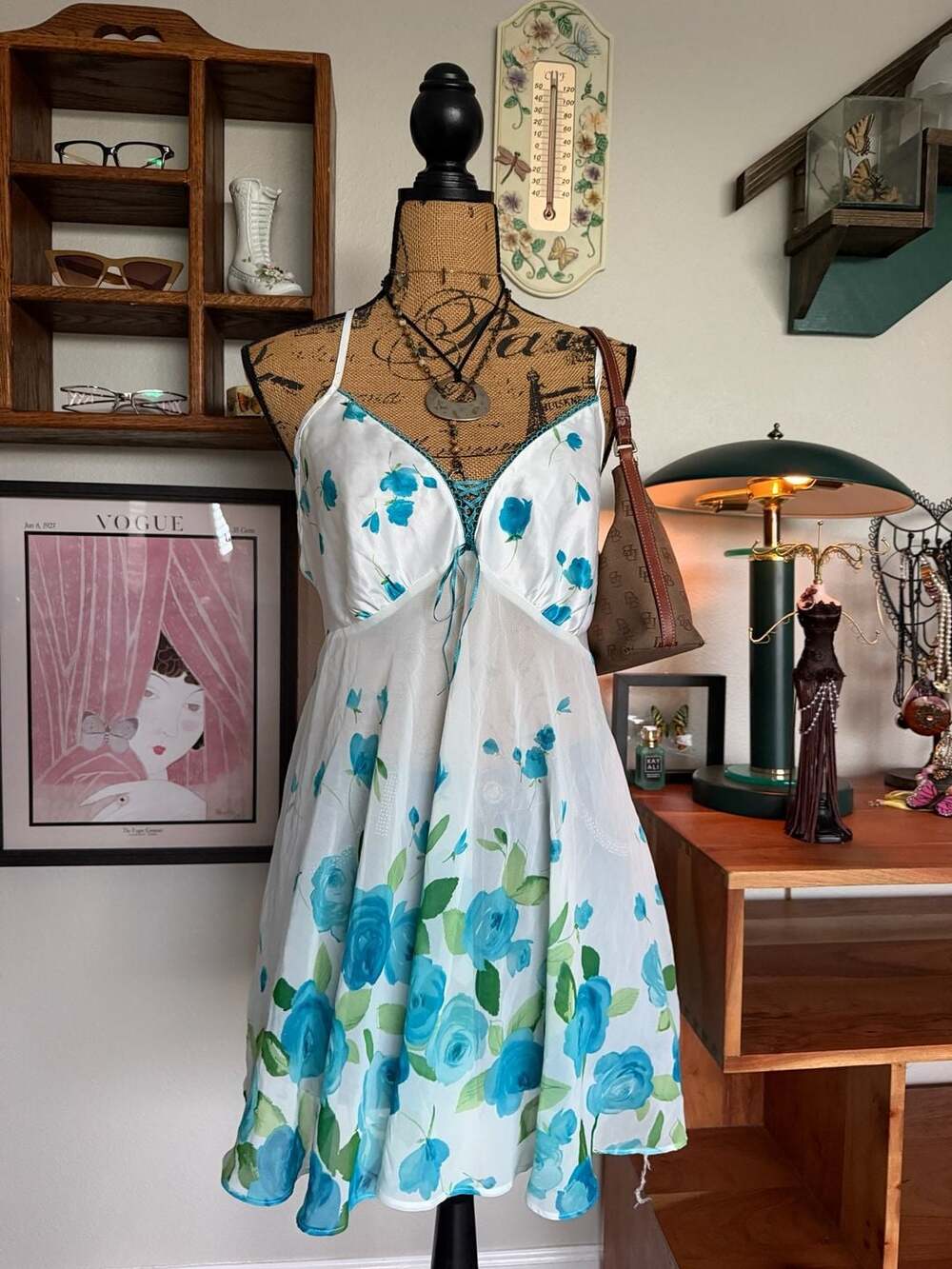Fairycore babydoll floral Whimsical Slip
